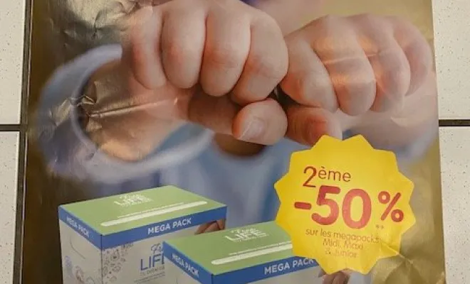 Promotion des protections free life chez ginet sante bebecash à romans, Romans-sur-Isère, Ginet Santé - Bébé Cash